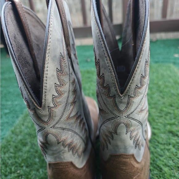 Ariat Men's Rawly Ultra Leather Cowboy Boot in Barrel Brown/Orro Brown. Size 11D - Picture 5 of 9